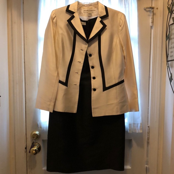 NOVIELLO-BLOOM/ELEGANTLY BEAUTIFUL RAW SILK 2PC - Picture 1 of 4